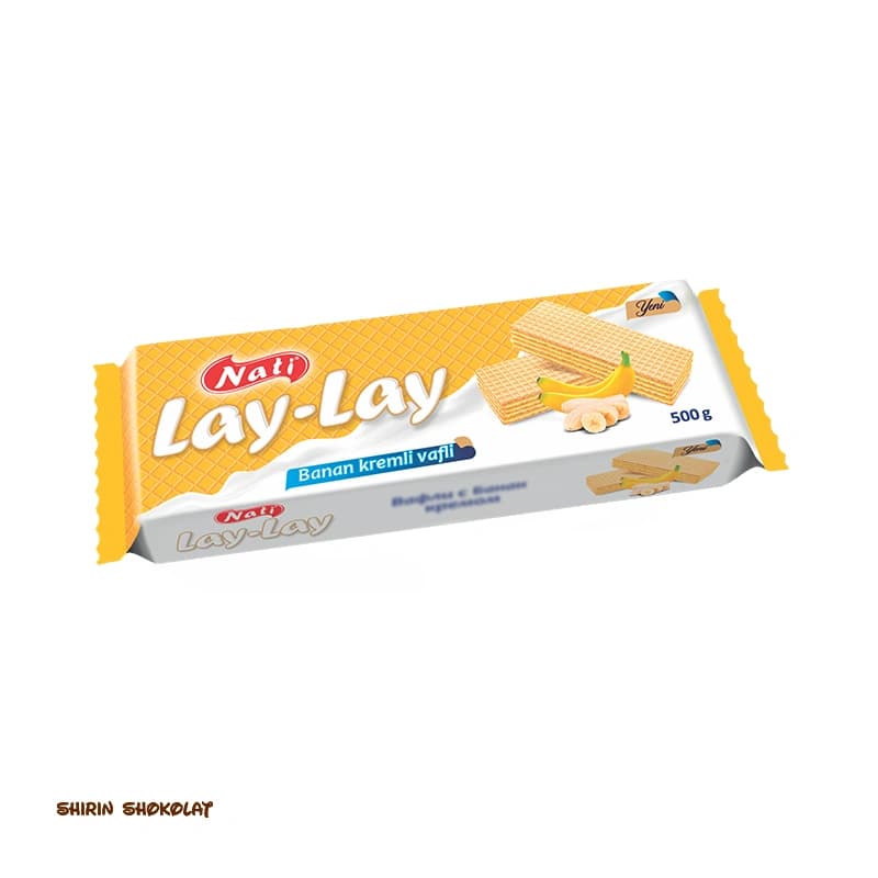 ویفر ناتی Nati سری Lay-Lay در 8 طعم 500 گرمی — تصویر ۵