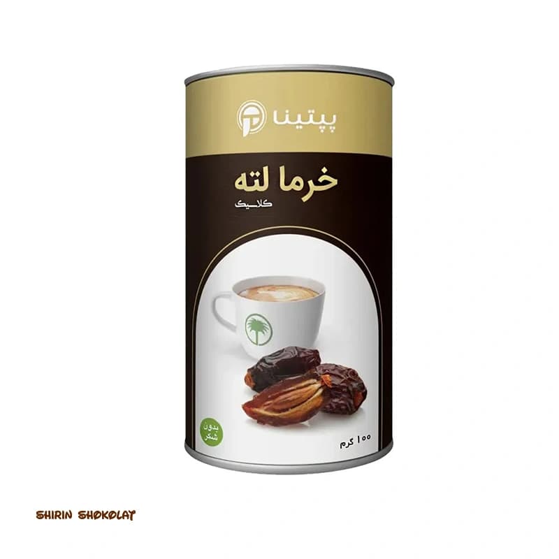 پودر خرما لته بدون شکر کلاسیک پپتینا Peptina وزن 100 گرم