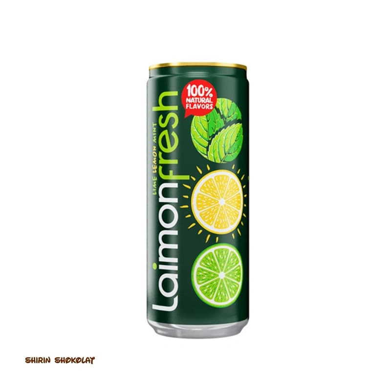 نوشیدنی گازدار لایمون فرش Laimon Fresh در 6 طعم 330 میل — تصویر ۴