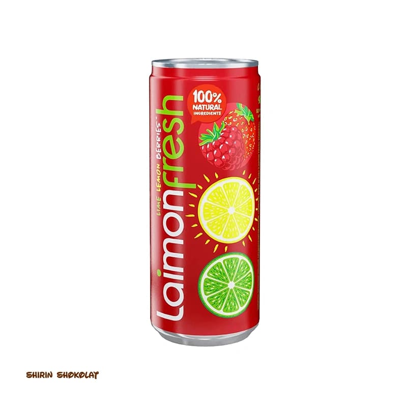 نوشیدنی گازدار لایمون فرش Laimon Fresh در 6 طعم 330 میل — تصویر ۲