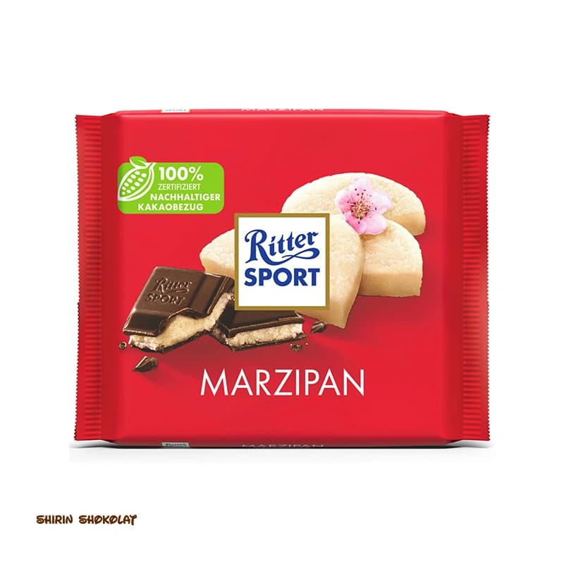 شکلات تخته ای مغزدار ریتر اسپرت Ritter Sport وزن 100 گرم — تصویر ۴