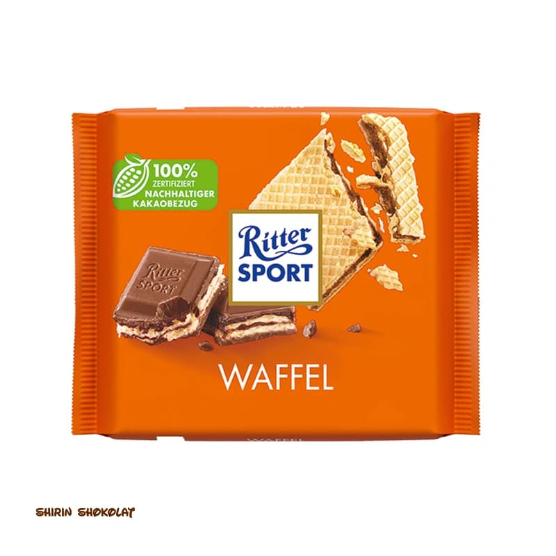 شکلات تخته ای مغزدار ریتر اسپرت Ritter Sport وزن 100 گرم — تصویر ۷