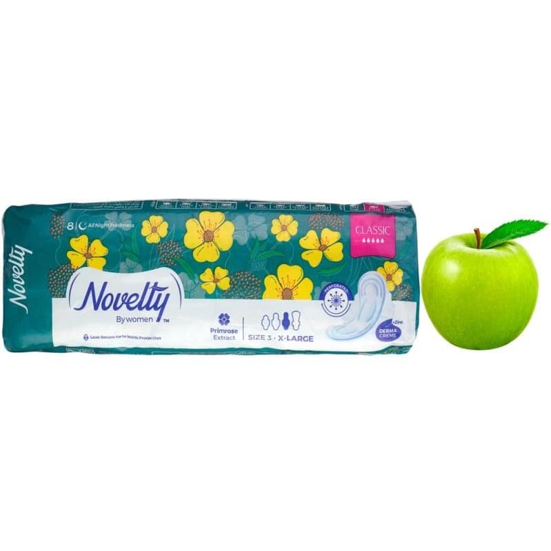 نوار بهداشتی بالدار ناولتی مدل Classic سایز 3 بسته 8 عددی — تصویر ۲