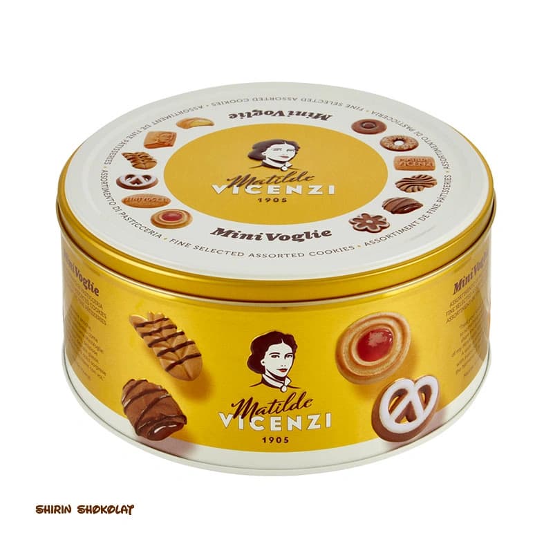 مینی بیسکویت کادویی ویچنزی Vicenzi وزن 500 گرم