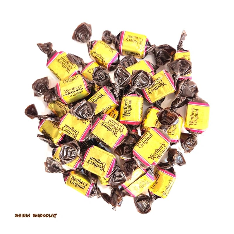 تافی شکلاتی وردرز کاراملی Werther’s Original پک 250 گرم — تصویر ۲