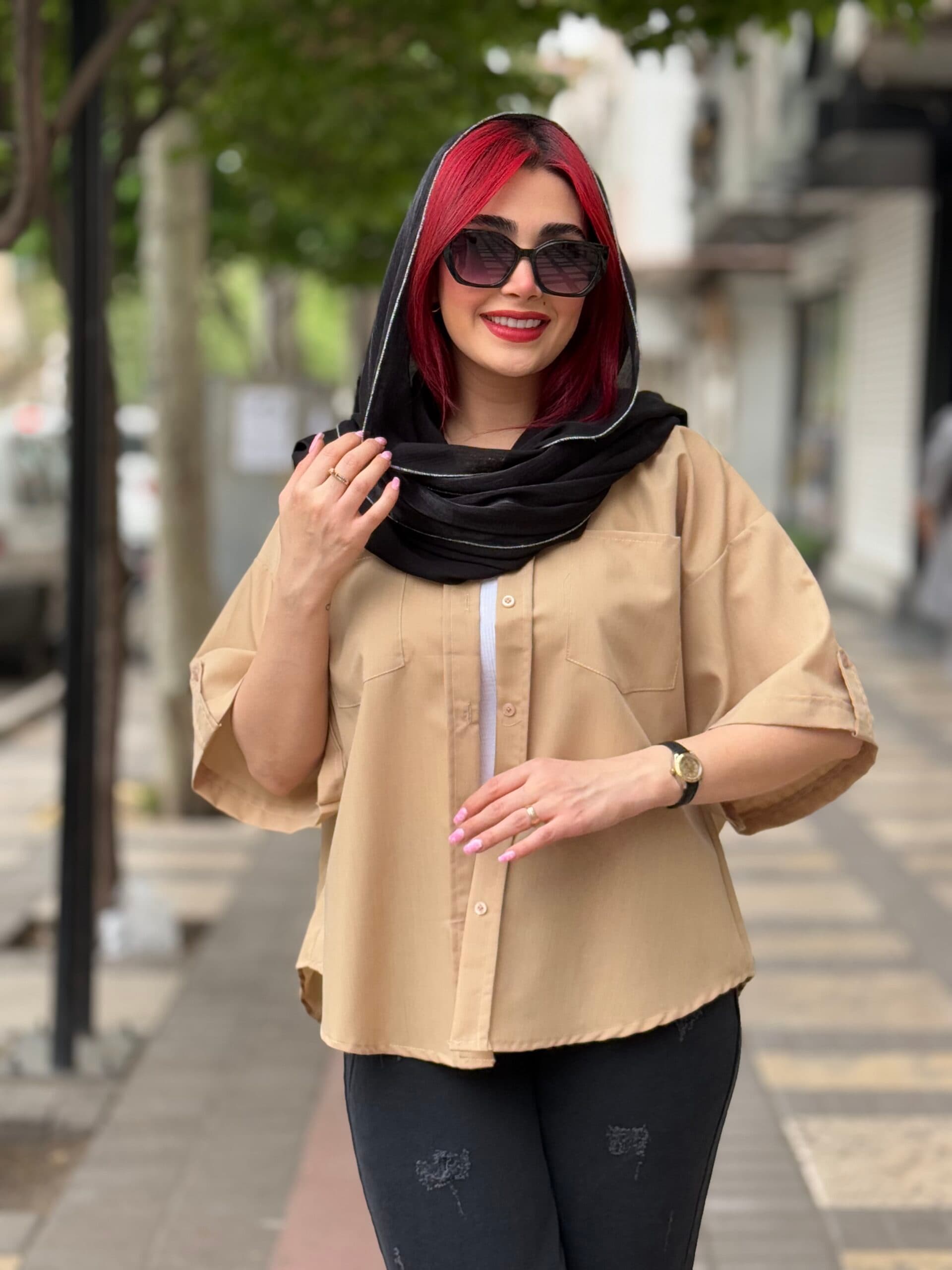 مانتو شوميززي نيلي E كد 8461744 — تصویر ۶