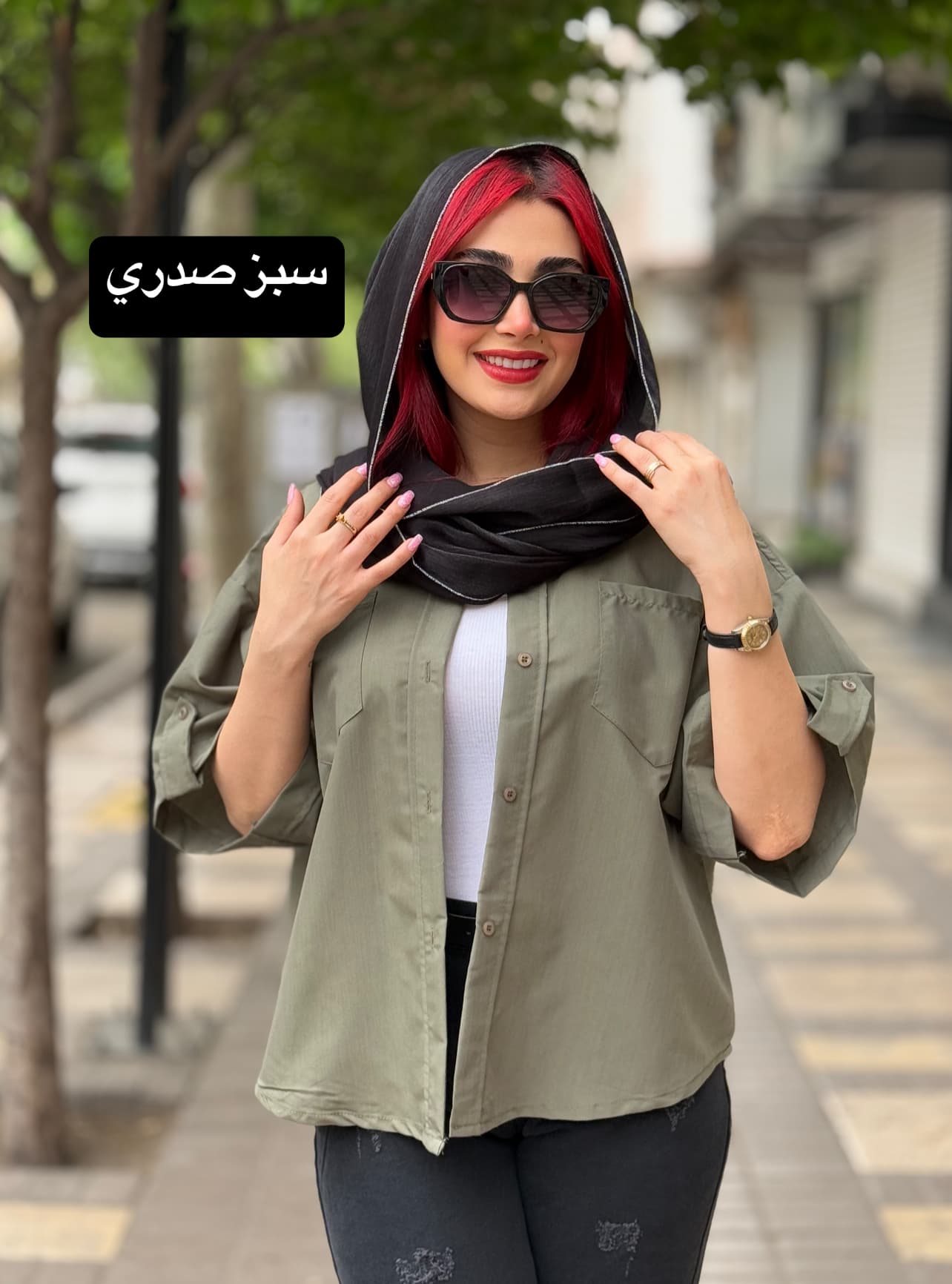 مانتو شوميززي نيلي E كد 8461744 — تصویر ۳