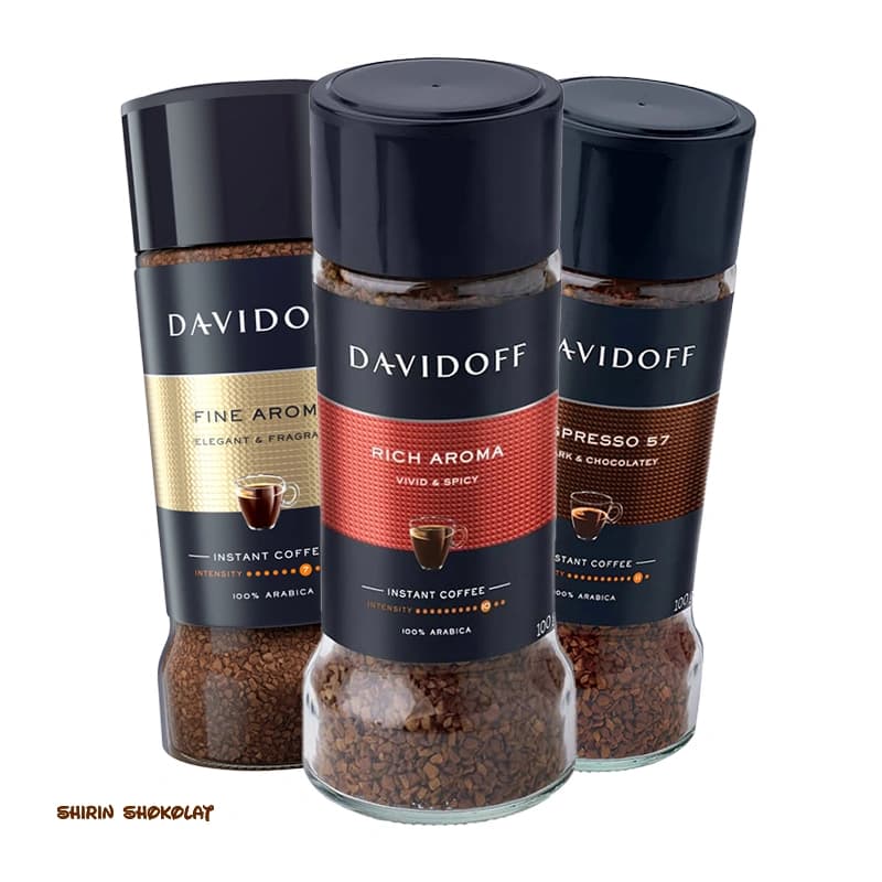 قهوه فوری دیویدوف Davidoff وزن 100 گرم