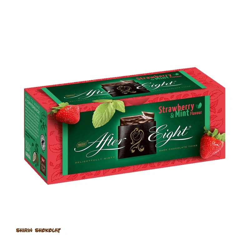 شکلات افتر ايت After Eight با طعم نعنا و توت فرنگی 200 گرمي