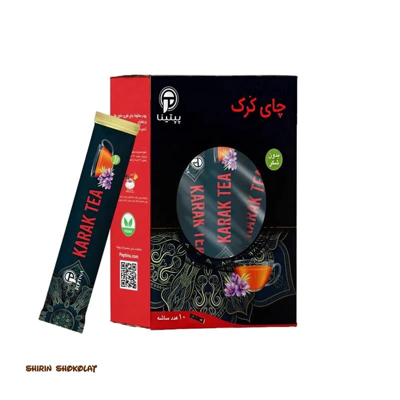 چای کَرک زعفرانی پپتینا پاکت 10 تایی