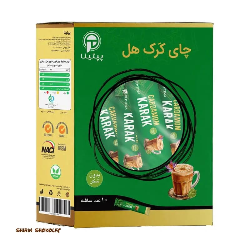 چای کَرک هل پپتینا پاکت 10 تایی