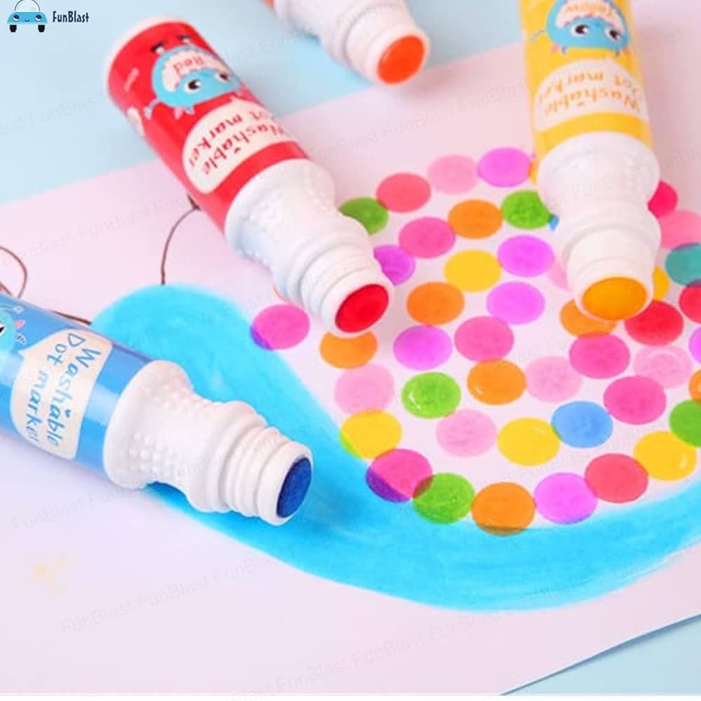 ماژیک نقطه‌ای لینو 3 رنگ Lino Dot Markers — تصویر ۵