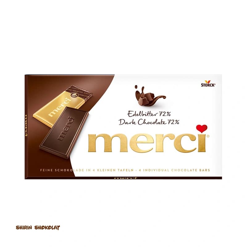 شکلات تخته‌ای مرسی merci وزن 100 گرم — تصویر ۶