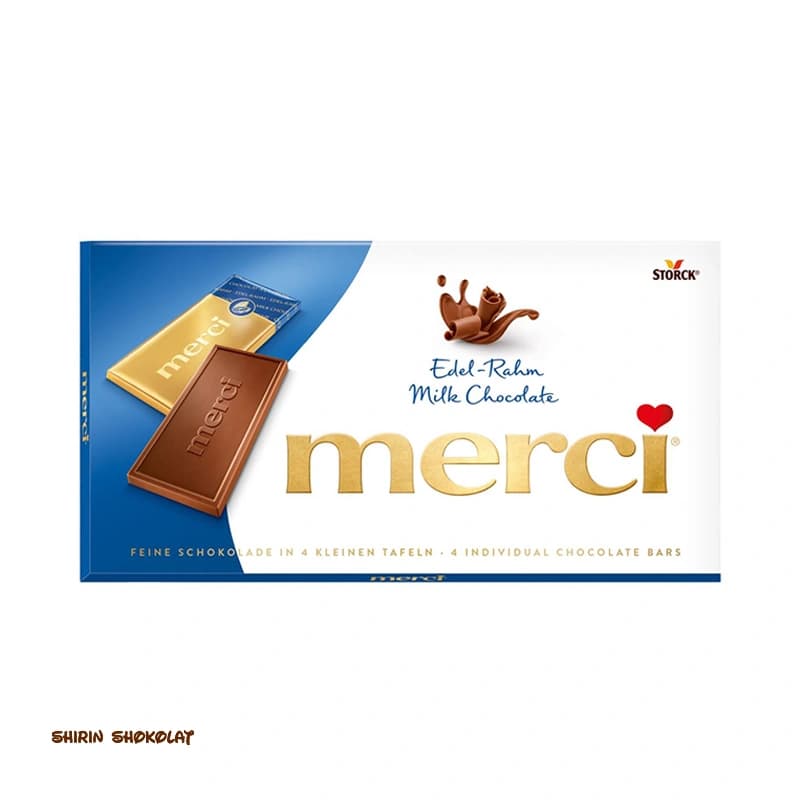 شکلات تخته‌ای مرسی merci وزن 100 گرم — تصویر ۳