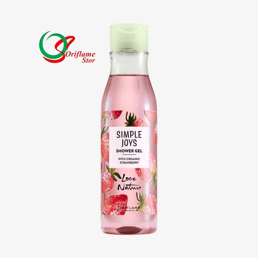 شامپو بدن (شاورژل) با عصاره ارگانیک توت فرنگی لاونیچر (47193)