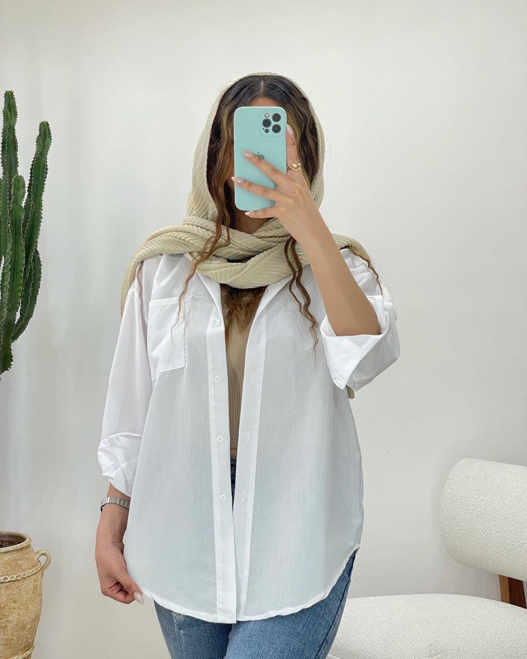 مانتو اسپرت تك جيب پر طرفدار كد 737362 — تصویر ۵