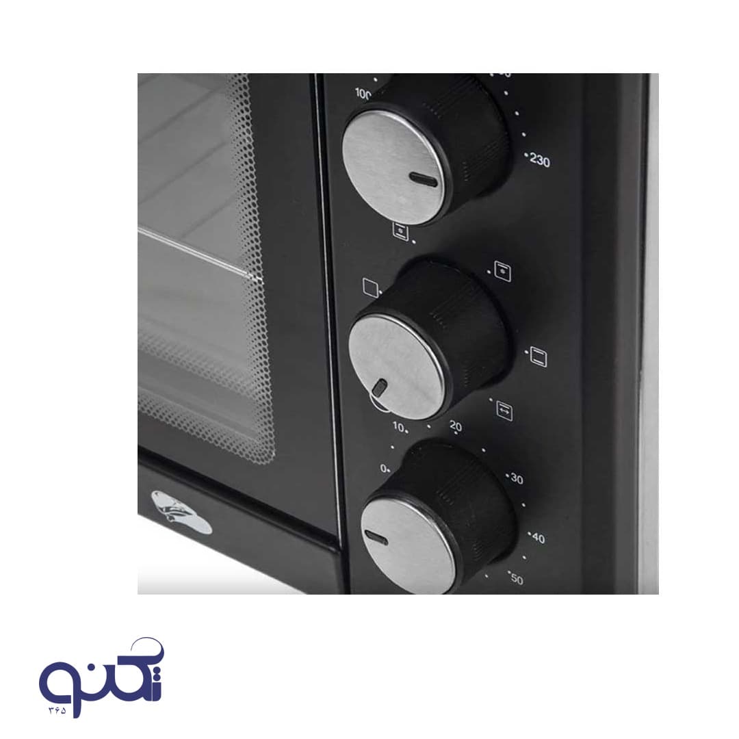 آون توستر سایا مدل Vulcan 20 مشکی — تصویر ۵