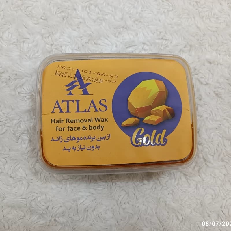 موم صمغ عربی عصاره طلا بدون جعبه 500گرم — تصویر ۳