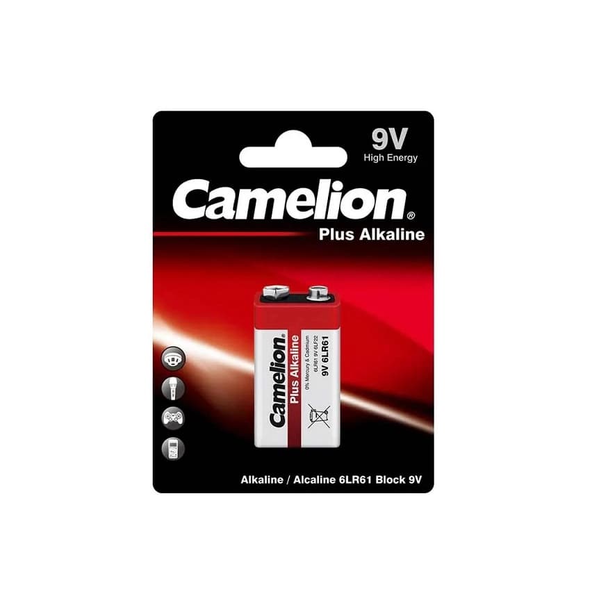 باتری کتابی کملیون Camelion Plus Alkaline 9V | Camelion 9V Plus Alkaline — تصویر ۲