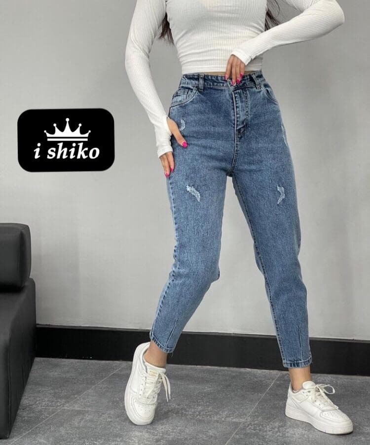 شلوار مام آبي كد 1503