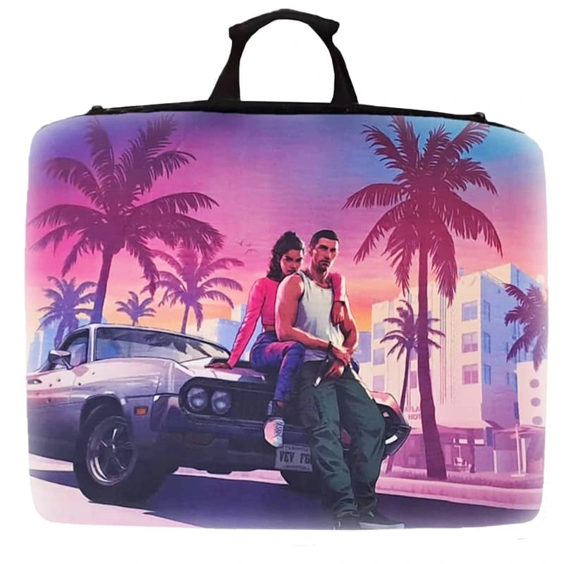 کیف حمل کنسول پلی استیشن 4 اسلیم و پرو طرح GTA