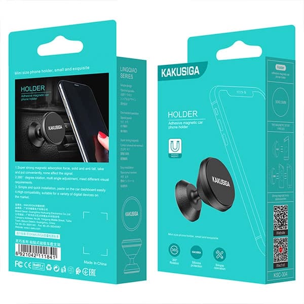 هولدر مگنتی موبایل کاکوسیگا مدل KAKUSIGA-304 | پایه نگهدارنده آهنربایی — تصویر ۸