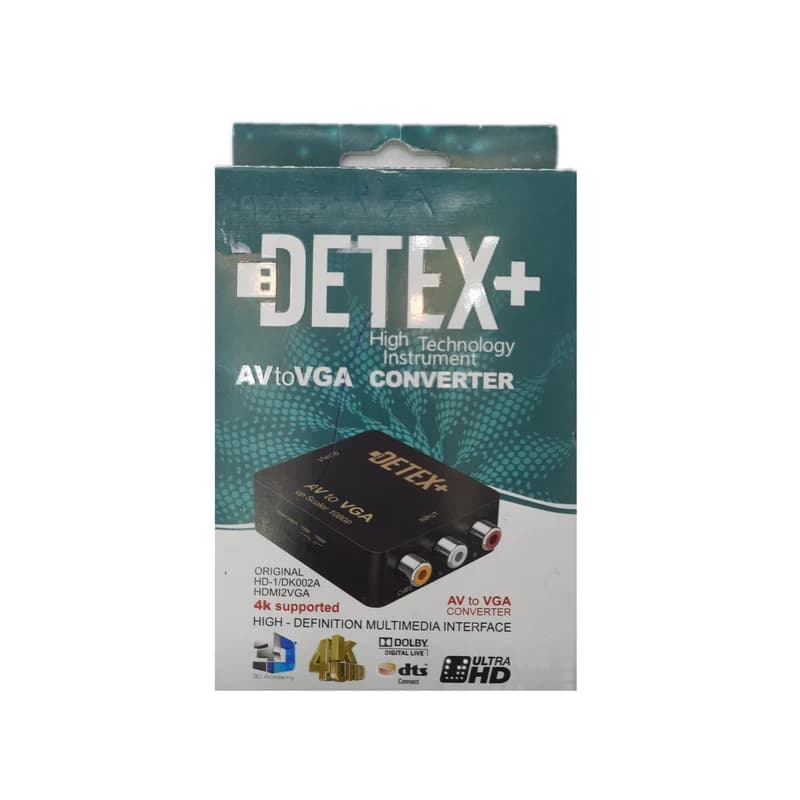 تبدیل AV به VGA دیتکس پلاس مدل P98 | مبدل RCA به VGA — تصویر ۳