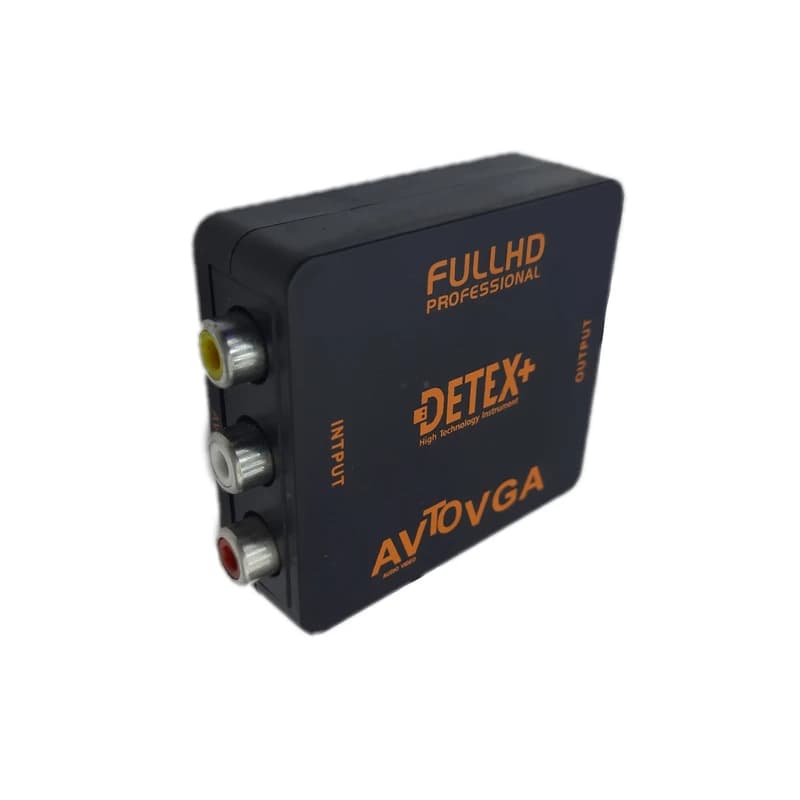 تبدیل AV به VGA دیتکس پلاس مدل P98 | مبدل RCA به VGA