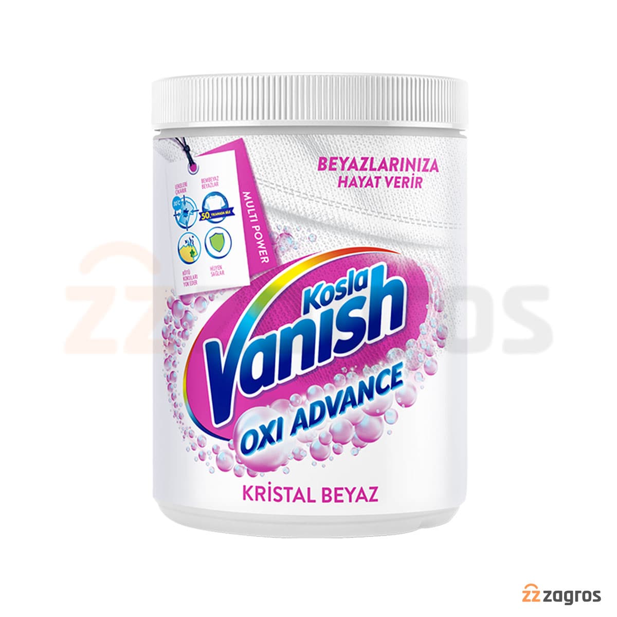 پودر لکه بر لباس ونیش مدل kosla vanish oxi advance وزن 500گرم — تصویر ۴