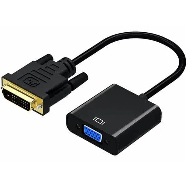 تبدیل DVI-D به VGA | مبدل تصویر دی وی آی به وی جی ای