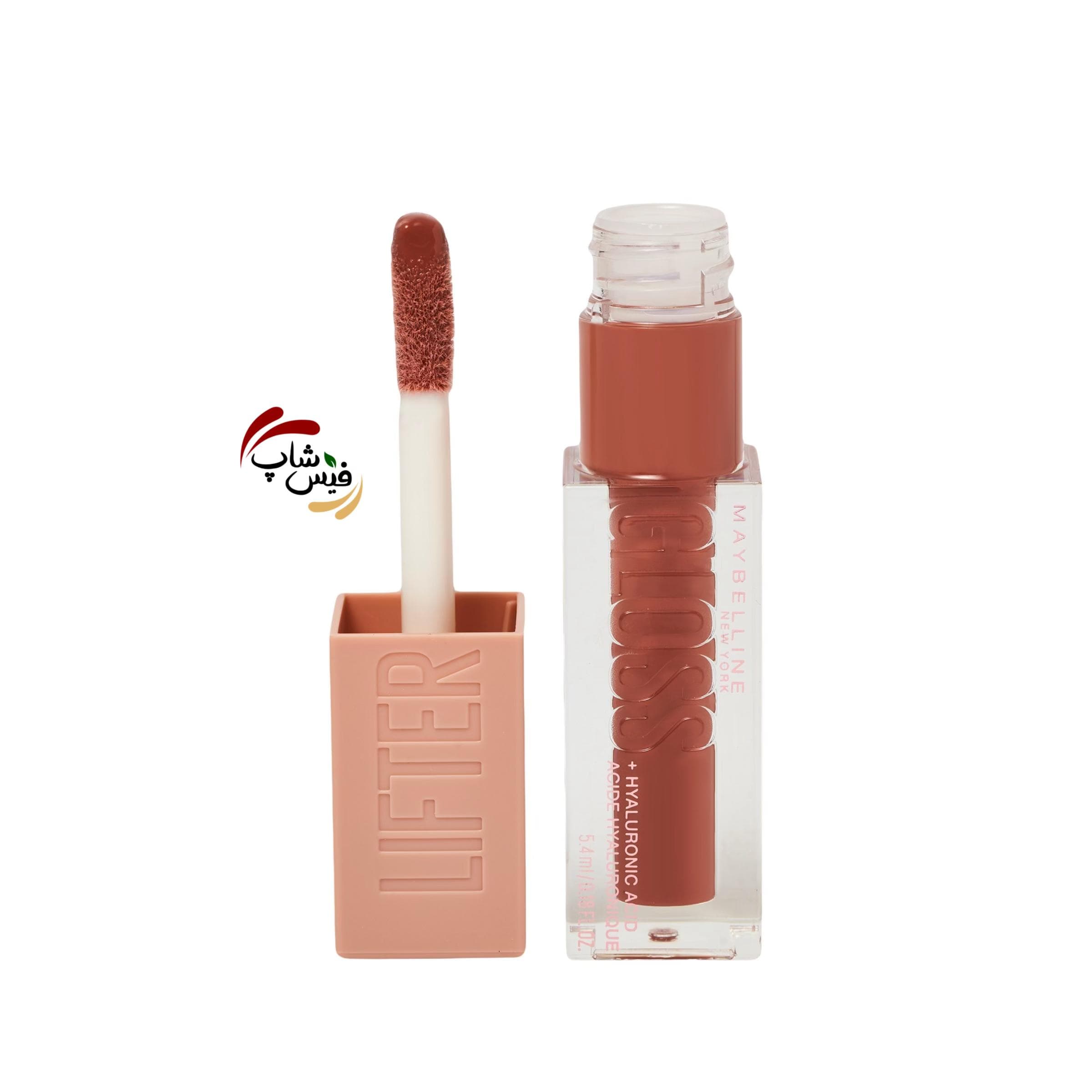 لیپ گلاس میبلین مدل لیفتر گلاس Lifter Gloss رنگ 008 STONE
