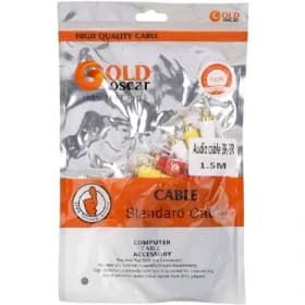 کابل 3 به 3 Gold Oscar AV RCA 1.5m — تصویر ۳