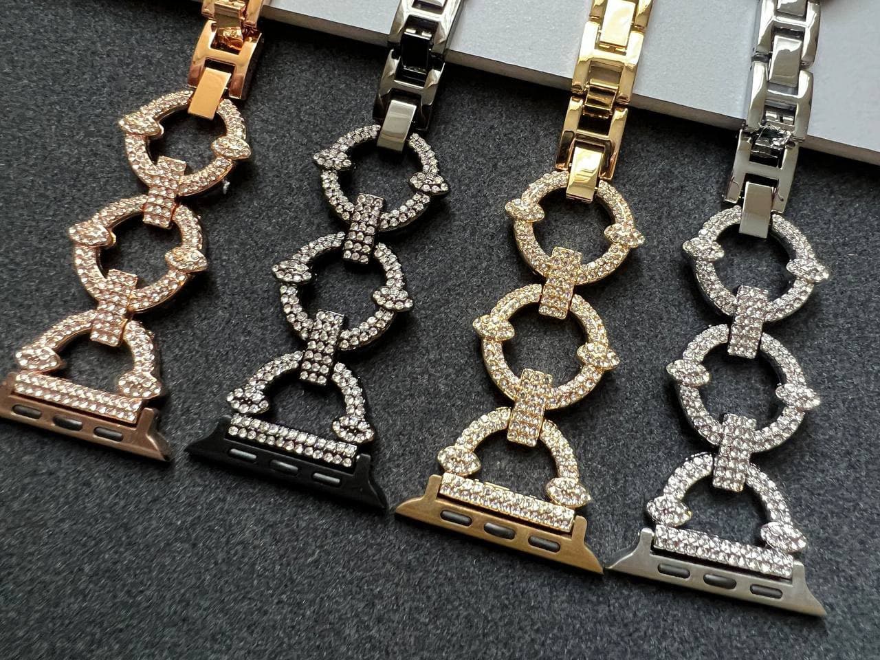 بند فلزی اپل واچ مدل Gucci سایز:38،40،41،42،44،45،49 — تصویر ۶
