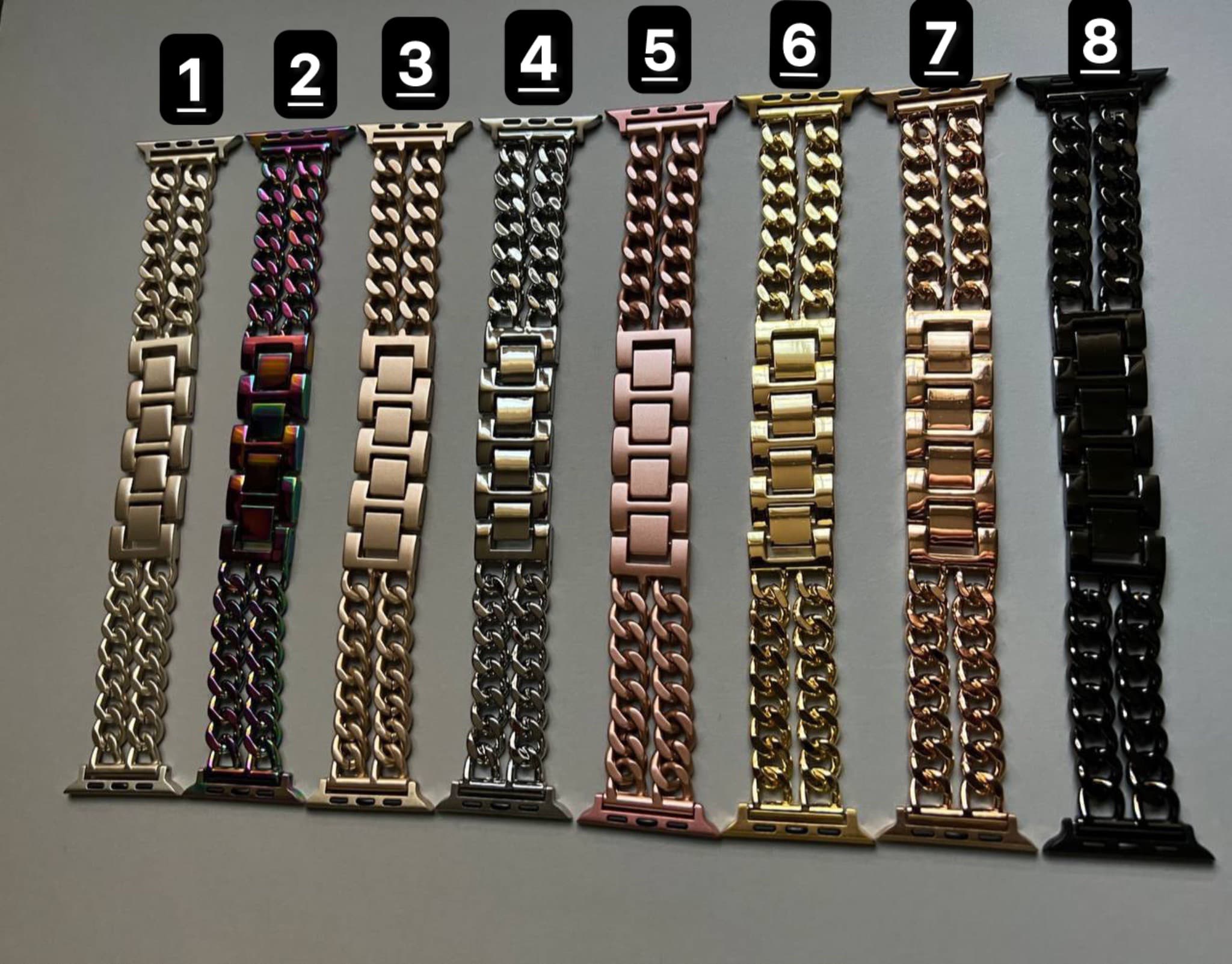 بند فلزی دولاین اپل واچ مدل Cartier سایز:38،40،41،42،44،45،49