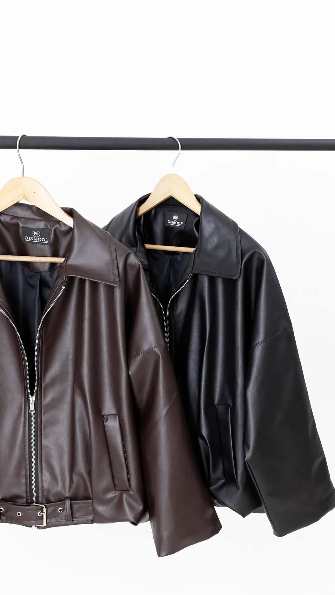 بامبر جکت چرم pull&bear — تصویر ۲