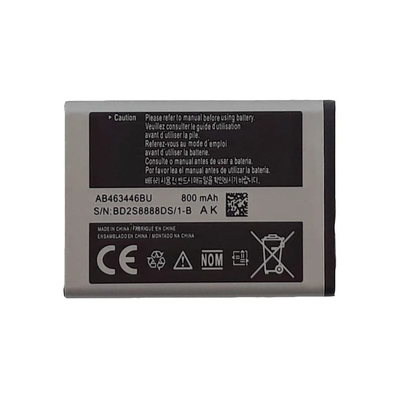 باتری سامسونگ E250 مدل AB463446BU ظرفیت 800 میلی‌آمپر (اصلی)