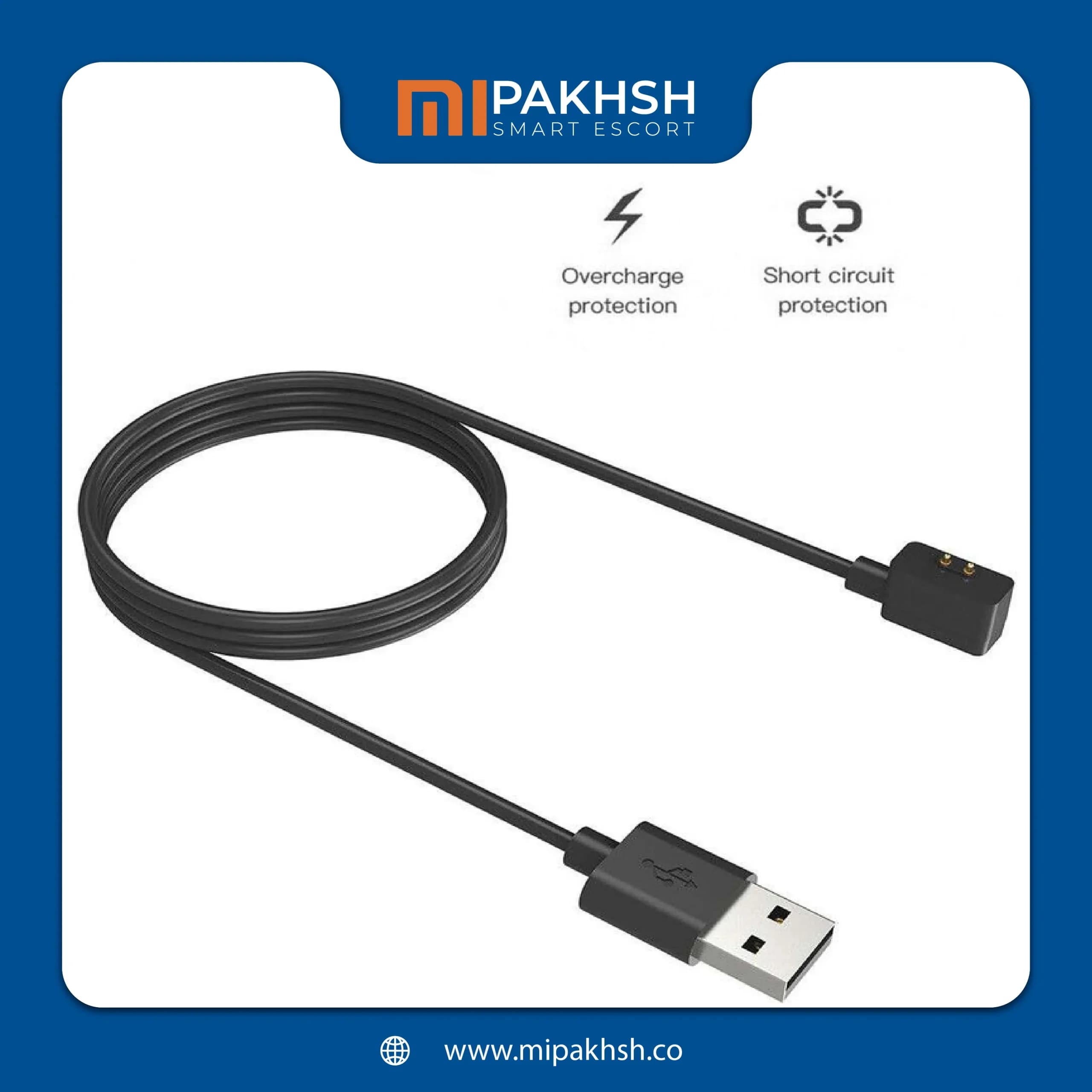 کابل شارژر ساعت هوشمند Xiaomi مدل Mi Band 8