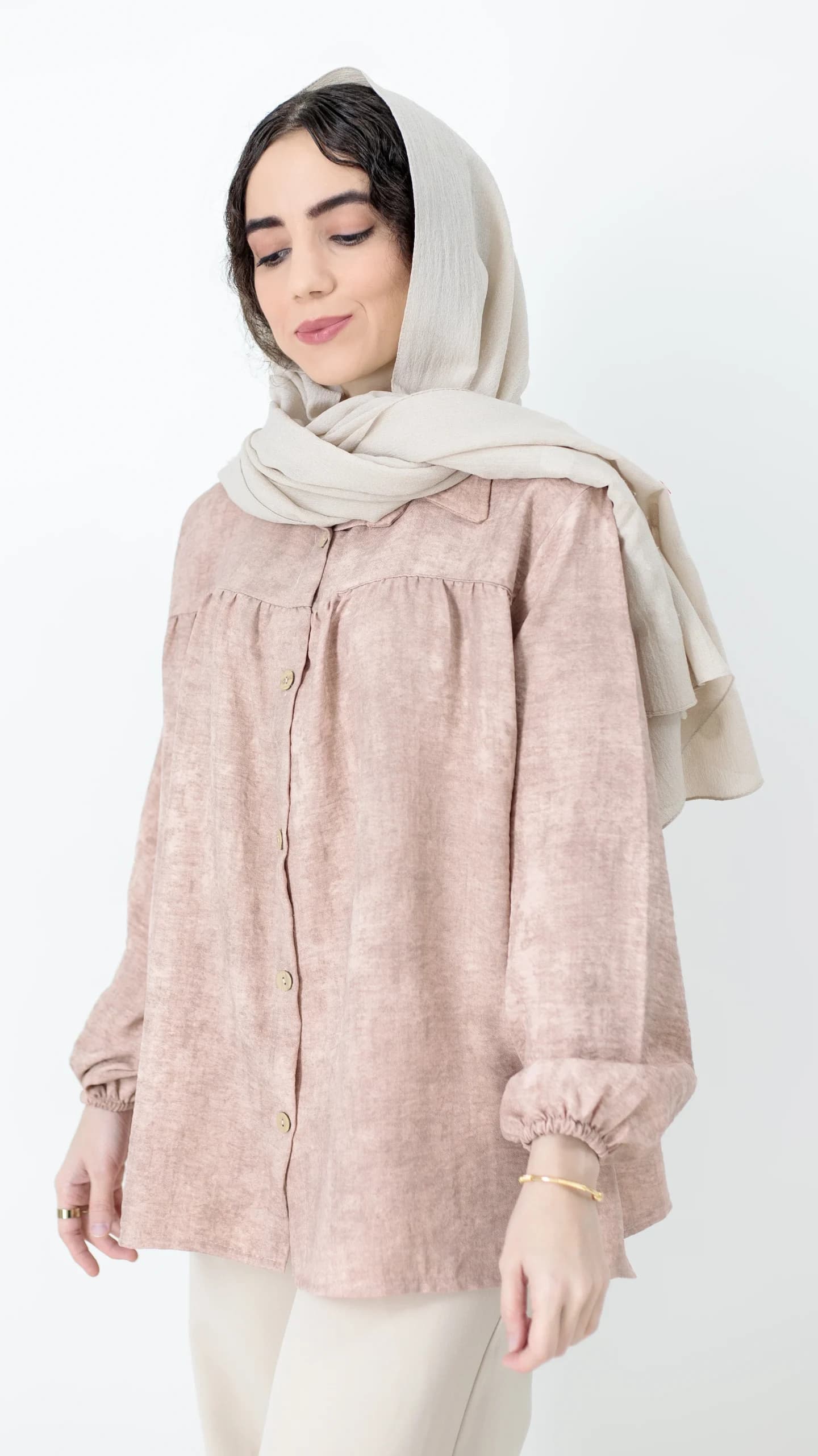 شومیز سینه چین زیبا — تصویر ۵