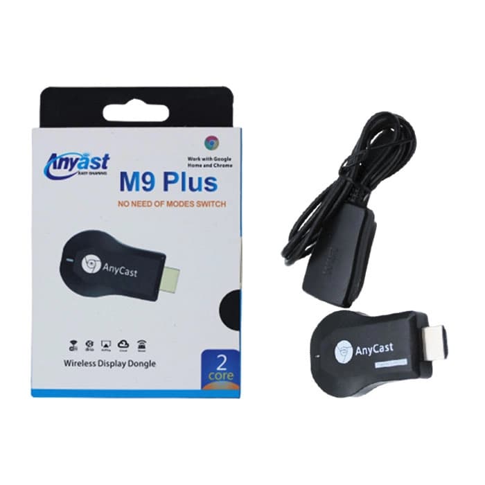 دانگل HDMI بی‌سیم ANYCAST M9 PLUS | اتصال گوشی و لپ‌تاپ به تلویزیون با کیفیت Full HD — تصویر ۳