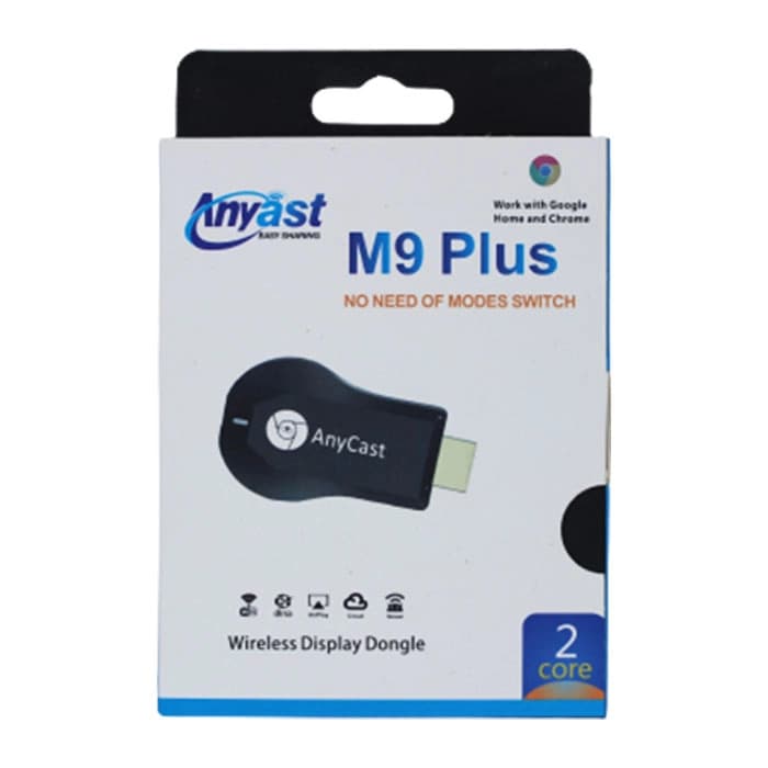 دانگل HDMI بی‌سیم ANYCAST M9 PLUS | اتصال گوشی و لپ‌تاپ به تلویزیون با کیفیت Full HD — تصویر ۶