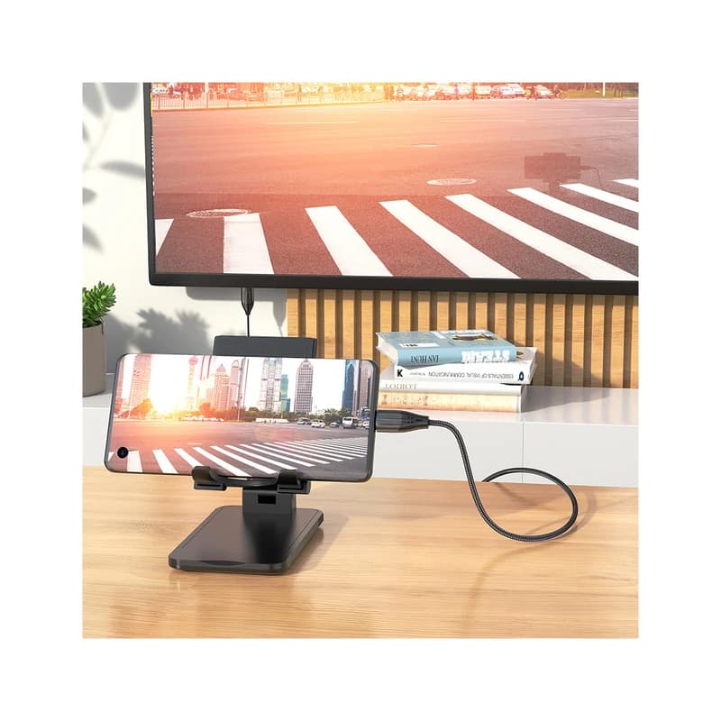 کابل تبدیل HDMI به USB-C هوکو مدل UA16 – طول 2 متر، انتقال تصویر و صدا با کیفیت بالا — تصویر ۵