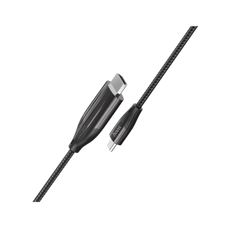 کابل تبدیل HDMI به USB-C هوکو مدل UA16 – طول 2 متر، انتقال تصویر و صدا با کیفیت بالا — تصویر ۲
