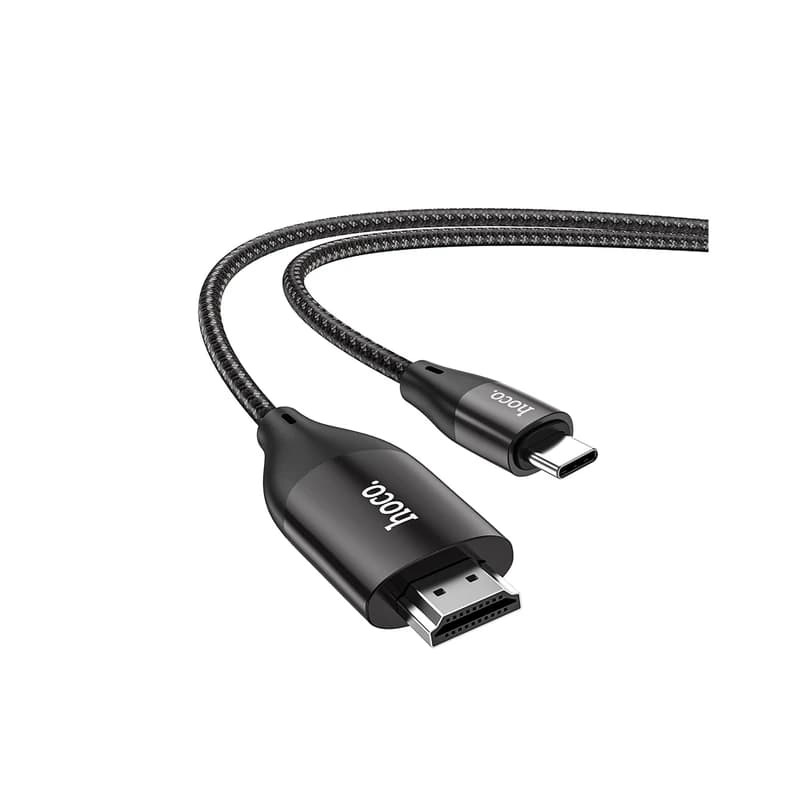 کابل تبدیل HDMI به USB-C هوکو مدل UA16 – طول 2 متر، انتقال تصویر و صدا با کیفیت بالا — تصویر ۳