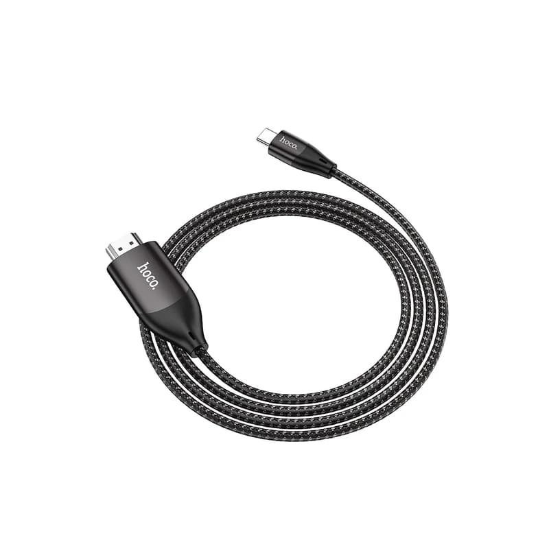 کابل تبدیل HDMI به USB-C هوکو مدل UA16 – طول 2 متر، انتقال تصویر و صدا با کیفیت بالا — تصویر ۴