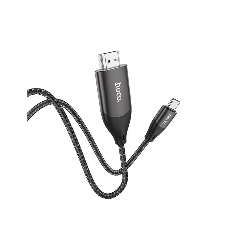 کابل تبدیل HDMI به USB-C هوکو مدل UA16 – طول 2 متر، انتقال تصویر و صدا با کیفیت بالا