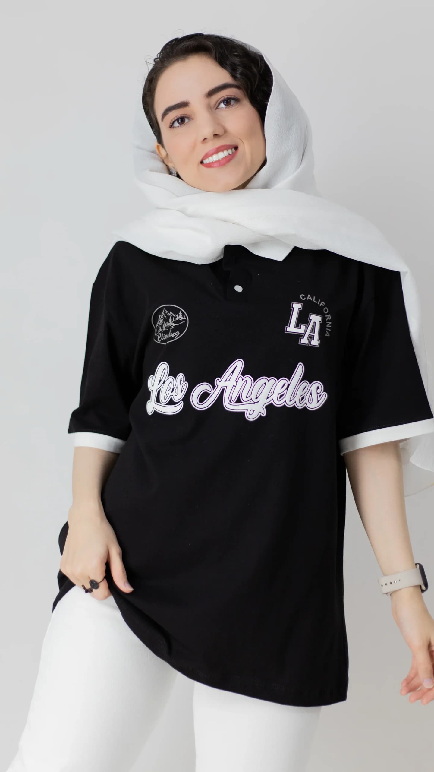 تیشرت باکسی LA — تصویر ۵