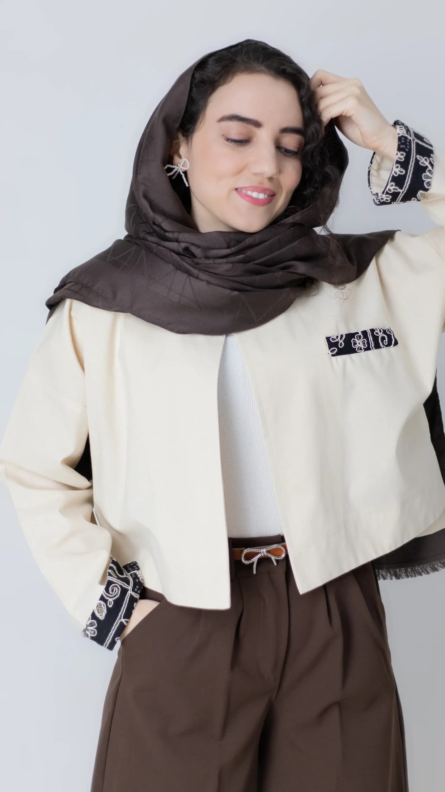 کراپ کت لینن