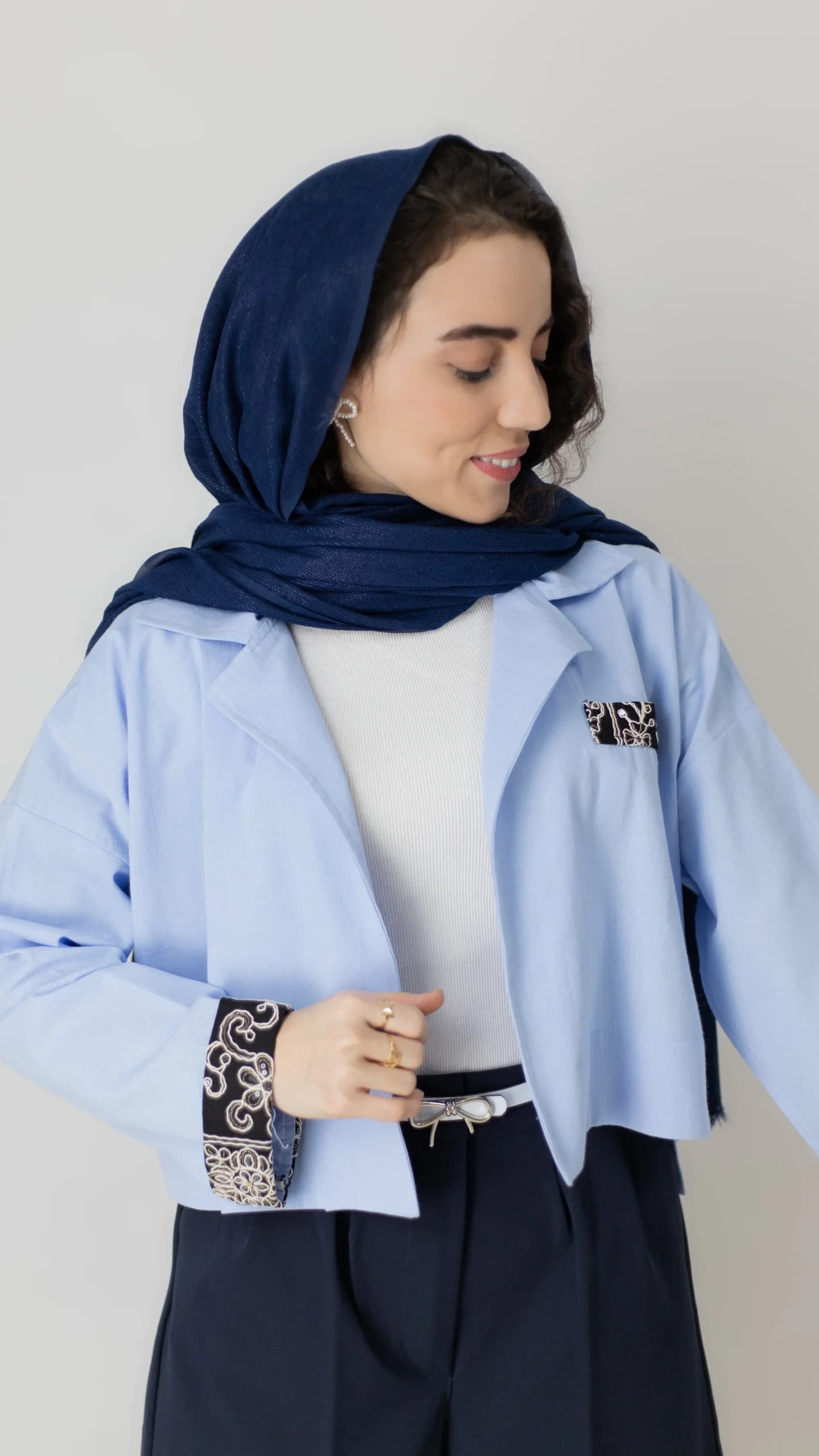 کراپ کت لینن — تصویر ۶