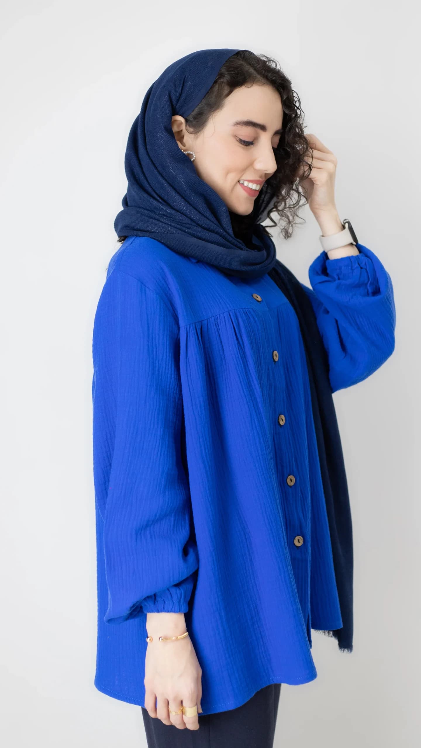 شومیز سینه چین دار