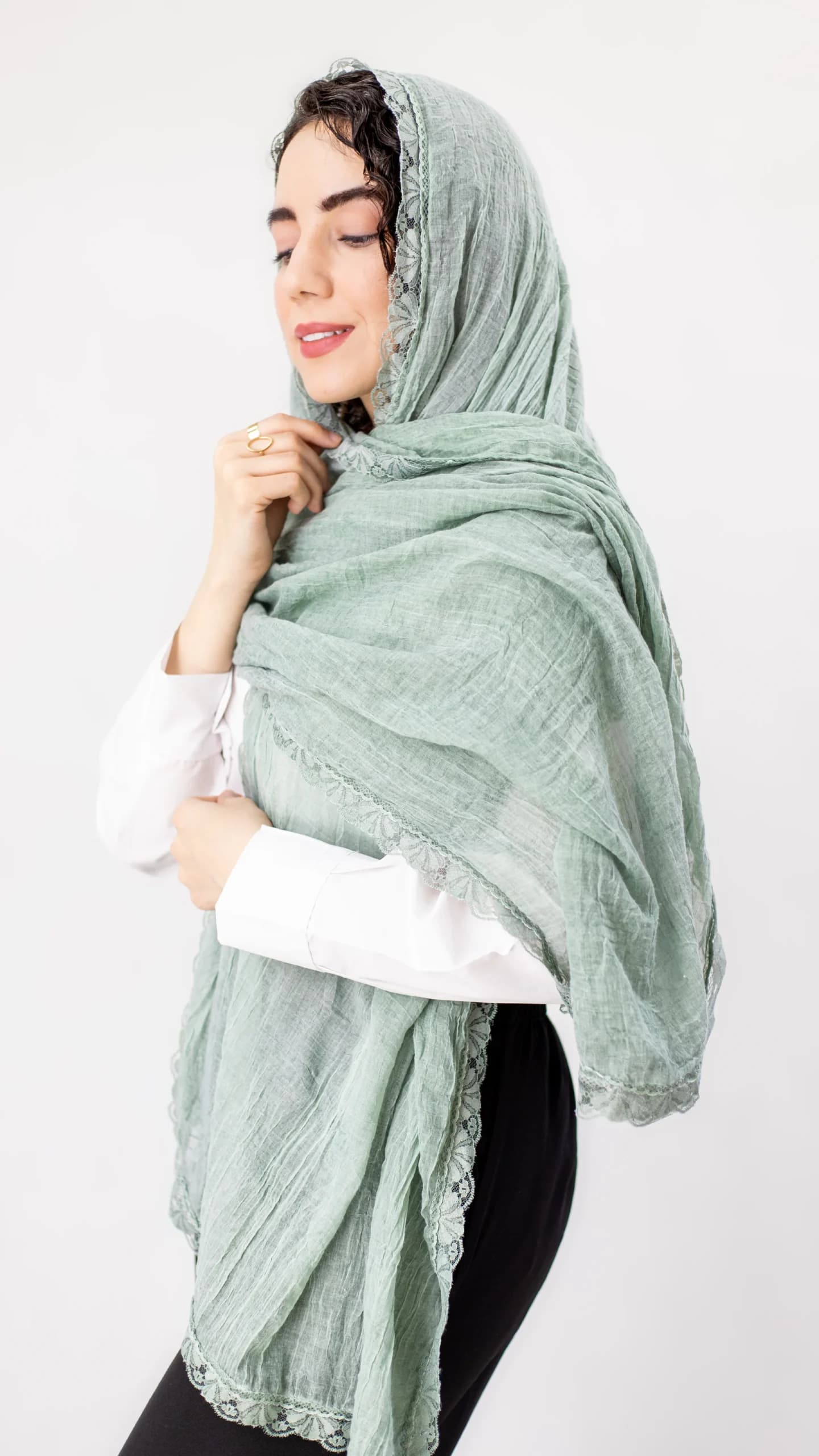 شال حاشیه گیپور